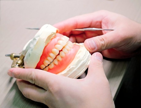 Teeth set up